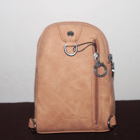 NWT MONTANA WEST CROSSBODY/SLING BAG - TAN - Picture 2 of 4